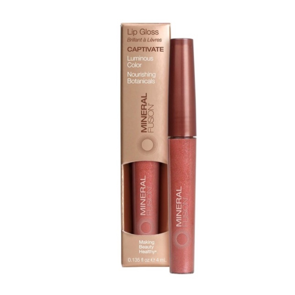 Mineral Fusion Lip Gloss - Captivating Brown
